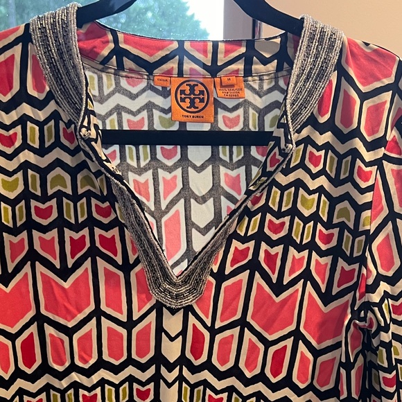 Tory Burch Tops in Silk (purple blouse and pink multi tunic) and cotton (tunic) - Picture 13 of 13